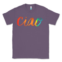 Lavender ciao italian saying Classic Tee - artisFamous
