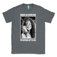 Charcoal Heather vintage janis arts joplin Classic Tee - artisFamous