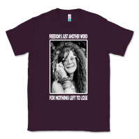 Plum vintage janis arts joplin Classic Tee - artisFamous