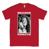 Red vintage janis arts joplin Classic Tee - artisFamous