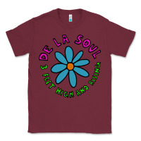 Burgundy de la soul Classic Tee - artisFamous