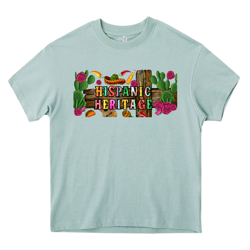 Hispanic Heritage Libbey Cup Heavy Core Tee by BundleAndBundleShop | Teevron