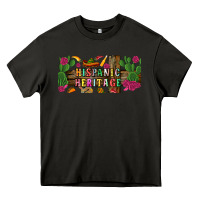 Asphalt hispanic heritage libbey cup Heavy Core Tee - BundleAndBundleShop