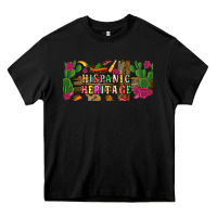 Black hispanic heritage libbey cup Heavy Core Tee - BundleAndBundleShop