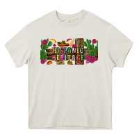 Cream hispanic heritage libbey cup Heavy Core Tee - BundleAndBundleShop