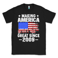 Black vintage making america great since 2009 Classic Tee - artisFamous