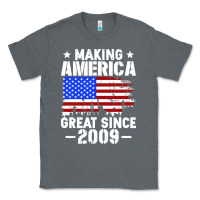 Charcoal Heather vintage making america great since 2009 Classic Tee - artisFamous