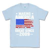 Dusty Blue vintage making america great since 2009 Classic Tee - artisFamous