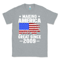 Heather Grey vintage making america great since 2009 Classic Tee - artisFamous