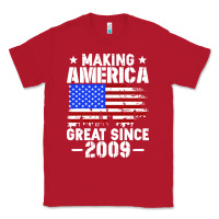 Red vintage making america great since 2009 Classic Tee - artisFamous