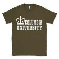 Army Green columbia university Classic Tee - artisFamous