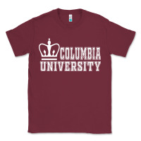 Burgundy columbia university Classic Tee - artisFamous