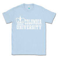 Dusty Blue columbia university Classic Tee - artisFamous