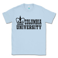 Dusty Blue columbia university Classic Tee - artisFamous