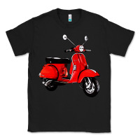 Black classic italian vespa scooter Classic Tee - artisFamous
