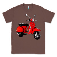 Chestnut classic italian vespa scooter Classic Tee - artisFamous
