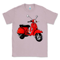 Lilac classic italian vespa scooter Classic Tee - artisFamous