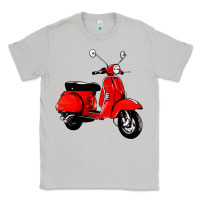 Moon Dust classic italian vespa scooter Classic Tee - artisFamous