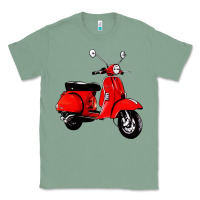 Sage classic italian vespa scooter Classic Tee - artisFamous