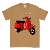 Toasted Coconut classic italian vespa scooter Classic Tee - artisFamous