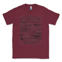 Burgundy schitt's creek fold in the cheese Classic Tee - artisFamous