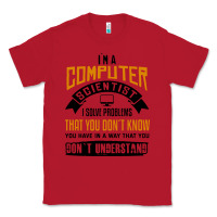Red computer scientist programmer Classic Tee - artisFamous