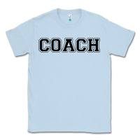 Dusty Blue coach Classic Tee - artisFamous