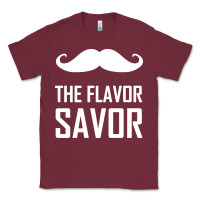 Burgundy mustache the flavor savor Classic Tee - artisFamous