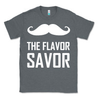 Charcoal Heather mustache the flavor savor Classic Tee - artisFamous