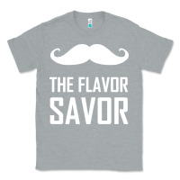 Heather Grey mustache the flavor savor Classic Tee - artisFamous