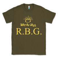 Army Green rbg ruth bader ginsburg Classic Tee - artisFamous