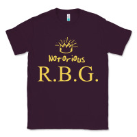 Plum rbg ruth bader ginsburg Classic Tee - artisFamous