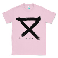Bubblegum Pink CIRCA SURVIVE Classic Tee - artisFamous