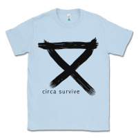 Dusty Blue CIRCA SURVIVE Classic Tee - artisFamous