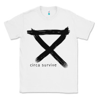 White CIRCA SURVIVE Classic Tee - artisFamous