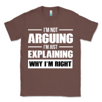 Chestnut I'M NOT ARGUING I'M JUST EXPLAINING WHY I'M RIGHT FUNNY Classic Tee - artisFamous