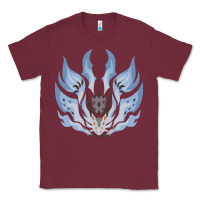 Burgundy chaotic xeno'jiiva Classic Tee - artisFamous