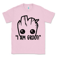 Bubblegum Pink baby groot Classic Tee - artisFamous
