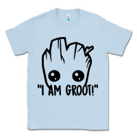Dusty Blue baby groot Classic Tee - artisFamous