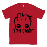 Red baby groot Classic Tee - artisFamous
