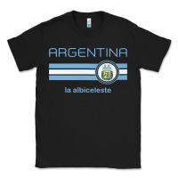 Black soccer argentina jersey argentinian football la albiceleste Classic Tee - artisFamous