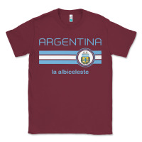 Soccer Argentina Jersey Argentinian Football La Albiceleste Classic Tee | Teevron