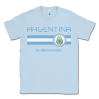 Dusty Blue soccer argentina jersey argentinian football la albiceleste Classic Tee - artisFamous