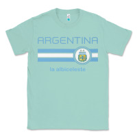 Seafoam soccer argentina jersey argentinian football la albiceleste Classic Tee - artisFamous
