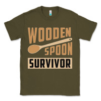 Army Green wooden spoon survivor Classic Tee - artisFamous