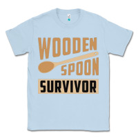 Dusty Blue wooden spoon survivor Classic Tee - artisFamous