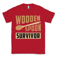 Red wooden spoon survivor Classic Tee - artisFamous
