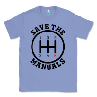 Colony Blue save the manuals (black) Classic Tee - artisFamous