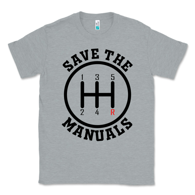Save The Manuals (black) Classic Tee by artisFamous | Teevron