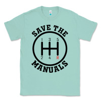 Seafoam save the manuals (black) Classic Tee - artisFamous